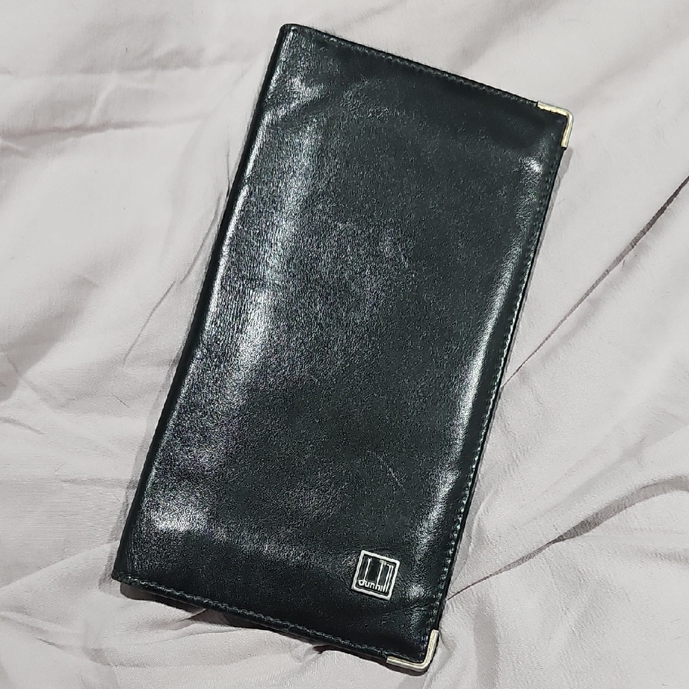 Dunhill Long Black Bifold Wallet